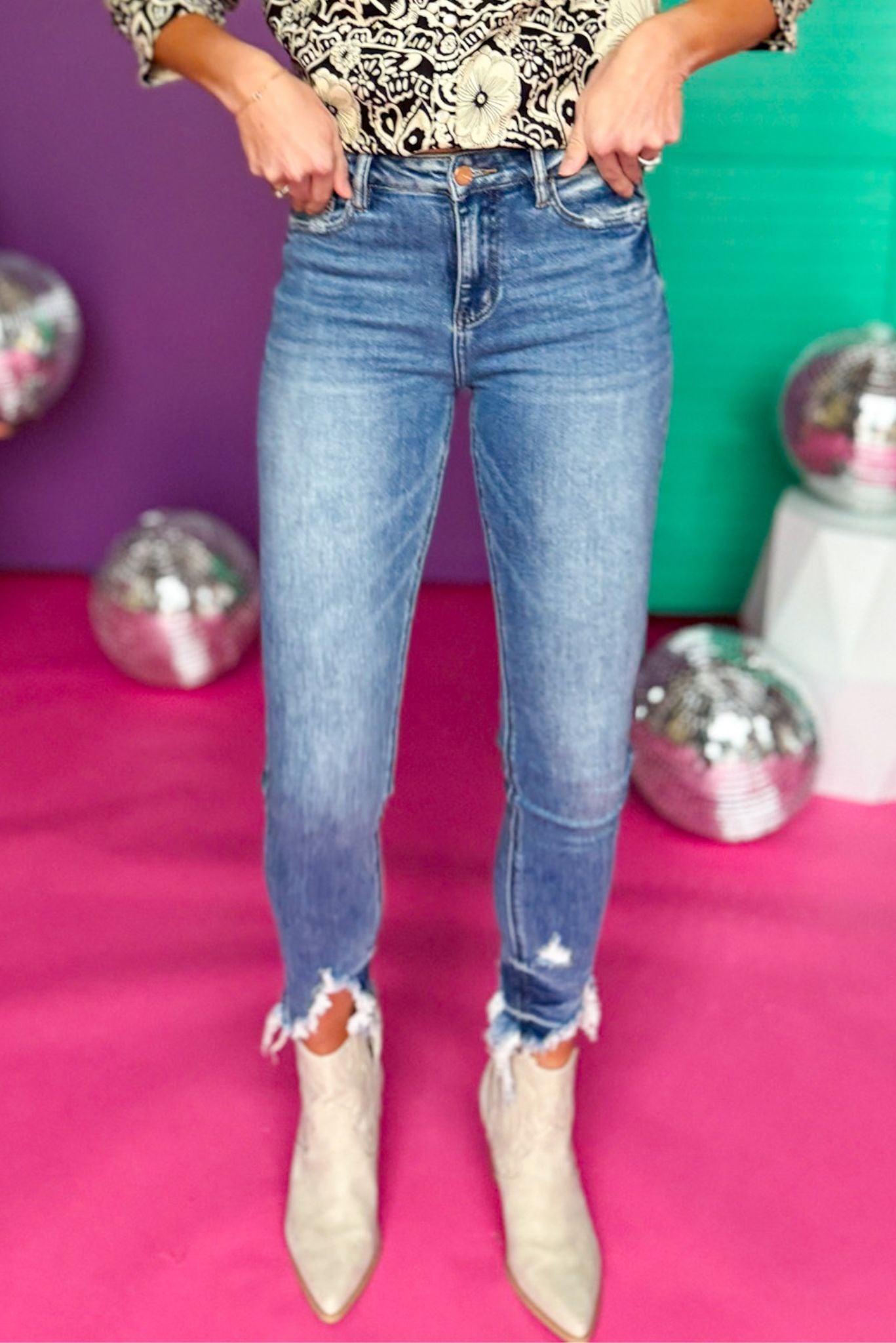 Mica Medium Wash High Rise Ankle Skinny Jeans, must have jeans, must have style, must have comfortable style, spring fashion, spring style, street style, mom style, elevated comfortable, elevated style, shop style your senses by mallory fitzsimmons