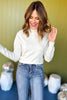 Cream Turtleneck Ribbed Knit Long Sleeve Sweater, must have sweater, must have style, must have fall, fall collection, fall fashion, elevated style, elevated sweater, mom style, fall style, shop style your senses by mallory fitzsimmons