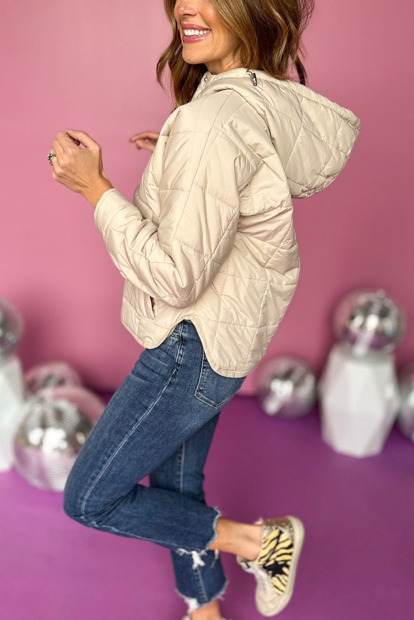 Beige Quilted Hooded Puffer Jacket, must have jacket, must have style, fall style, fall fashion, elevated style, elevated jacket, mom style, fall collection, fall jacket, shop style your senses by mallory fitzsimmons