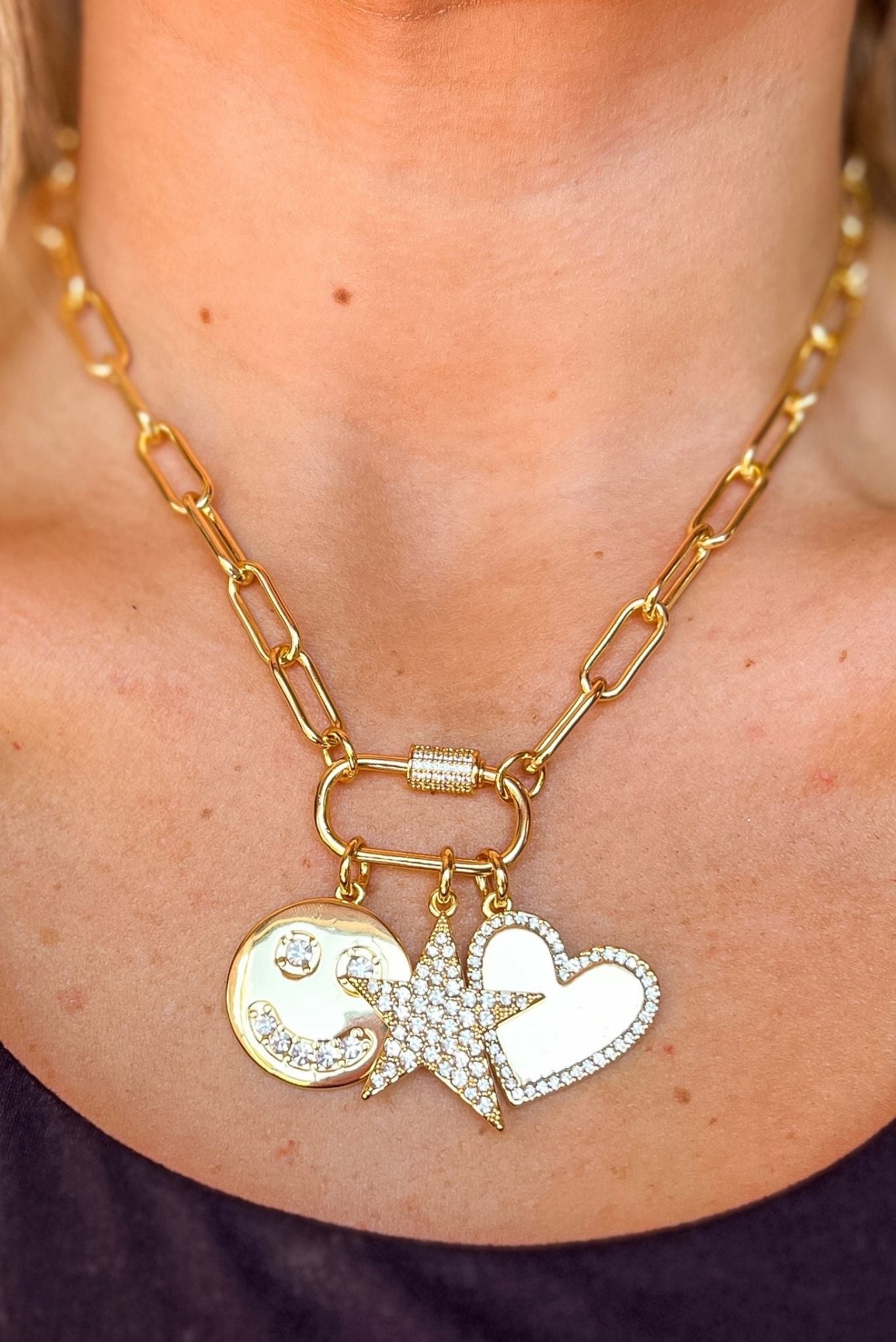SSYS Scripture Star Charm, ssys the label, must have charm, must have charm necklace, elevated charm, elevated charm necklace, acessories, scripture charm, scripture, gift, mom style, shop style your senses by mallory fitzsimmons