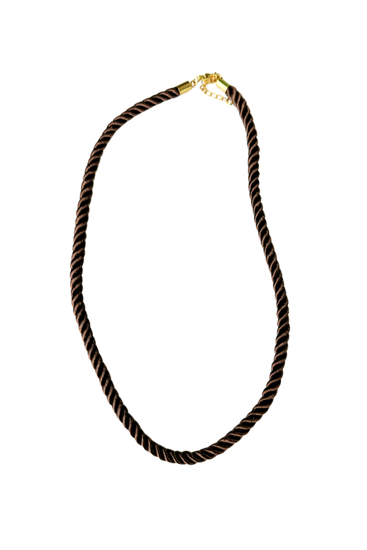 Brown Rope Necklace