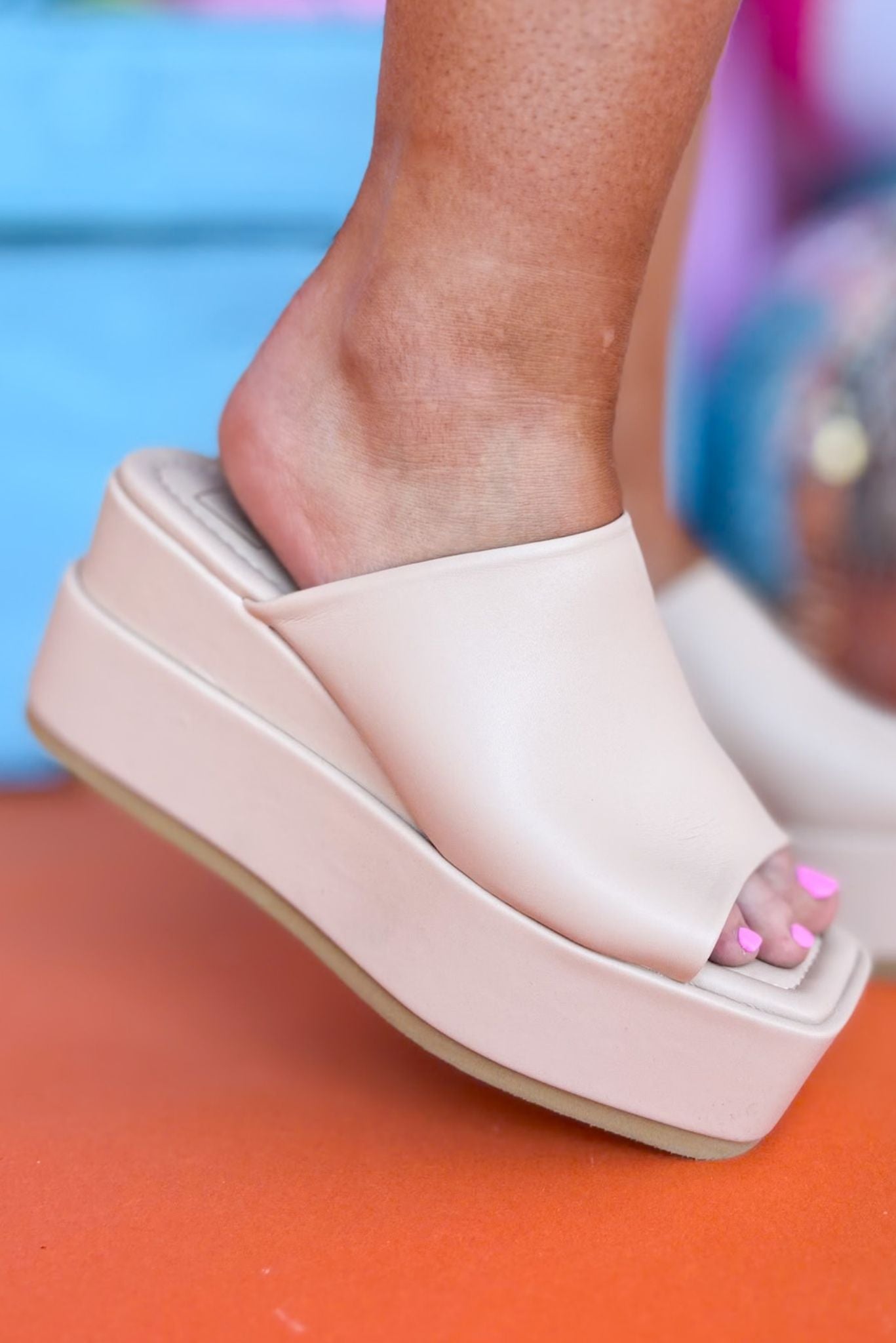 Shu Shop Karlie Nude Wedge Heel Shoe, shoes, sandals, platform sandals, must have shoes, shop style your senses by mallory fitzsimmons, ssys by mallory fitzsimmons