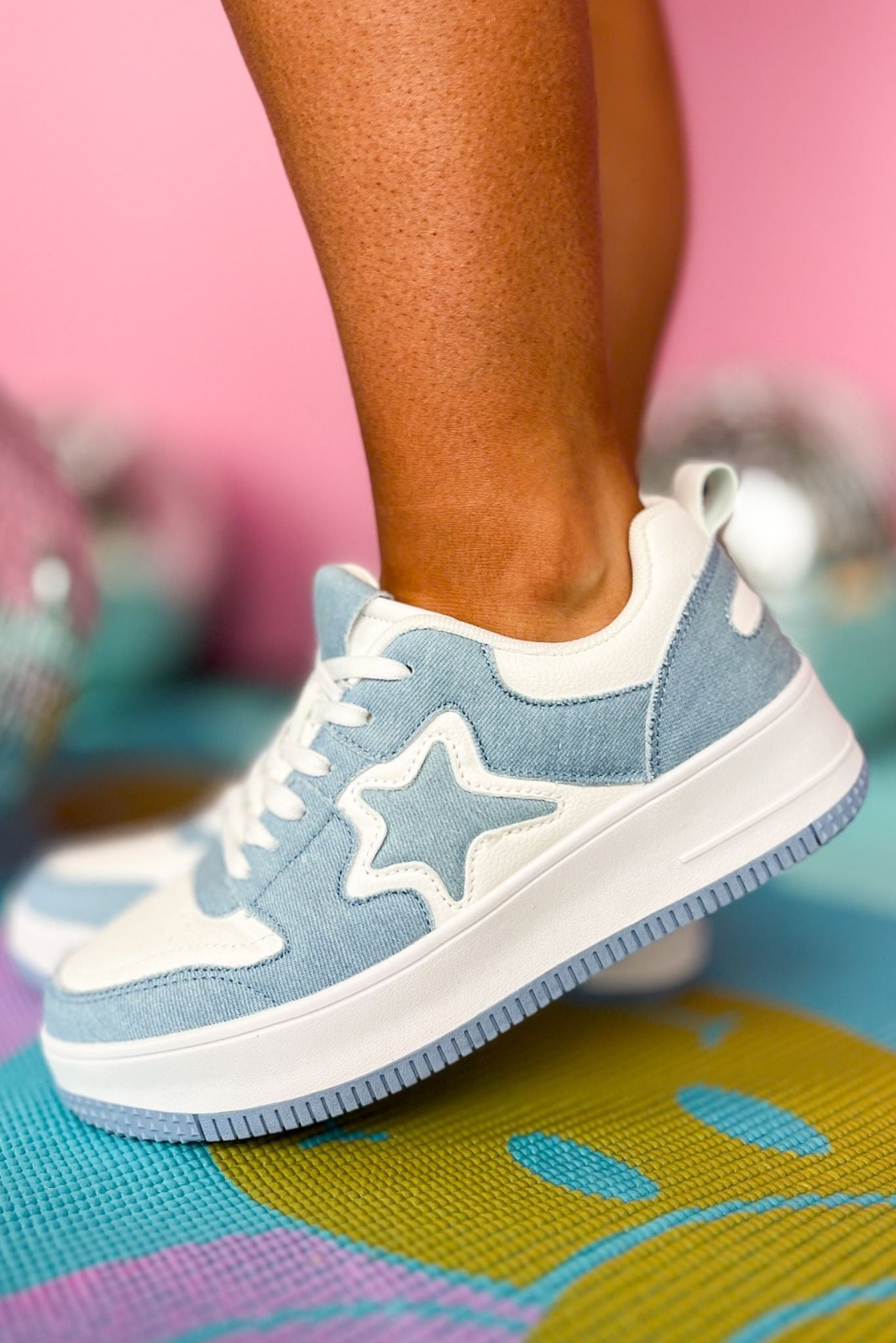 Denim Star Platform Sneaker, shoes, sneaker, must have sneaker, elevated sneaker, shop style your senses by mallory fitzsimmons, ssys by mallory fitzsimmons