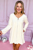 SSYS Ivory Long Sleeve Get Ready Robe™, SSYS the label, elevated robe, elevated get ready robe, must have robe, must have gift, elevated gift, mom style, elevated style, chic style, conventional style, shop style your senses by mallory fitzsimmons