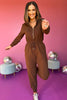 SSYS The Long Sleeve Hallie Jumpsuit In Mocha, must have jumpsuit, must have style, elevated jumpsuit, elevated style, casual style, casual fashion, mom style, mom fashion, shop style your senses by mallory fitzsimmons