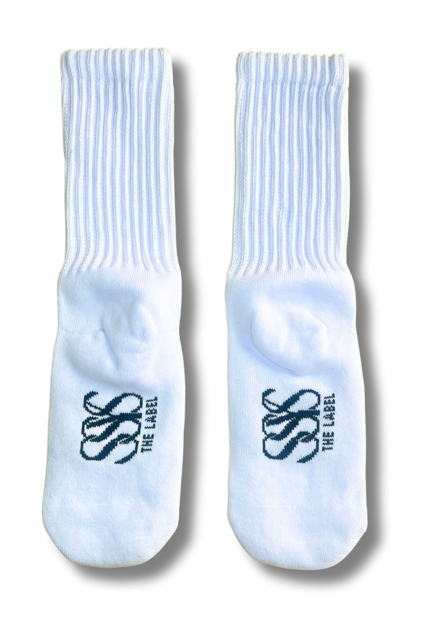 SSYS White Chunky Knit Socks