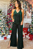 SSYS The Holly Set In Hunter Velvet,  must have set, must have style, must have holiday, elevated set, matching set, elevated style, elevated holiday, holiday fashion, holiday set, mom style, holiday style, shop style your senses by mallory fitzsimmons