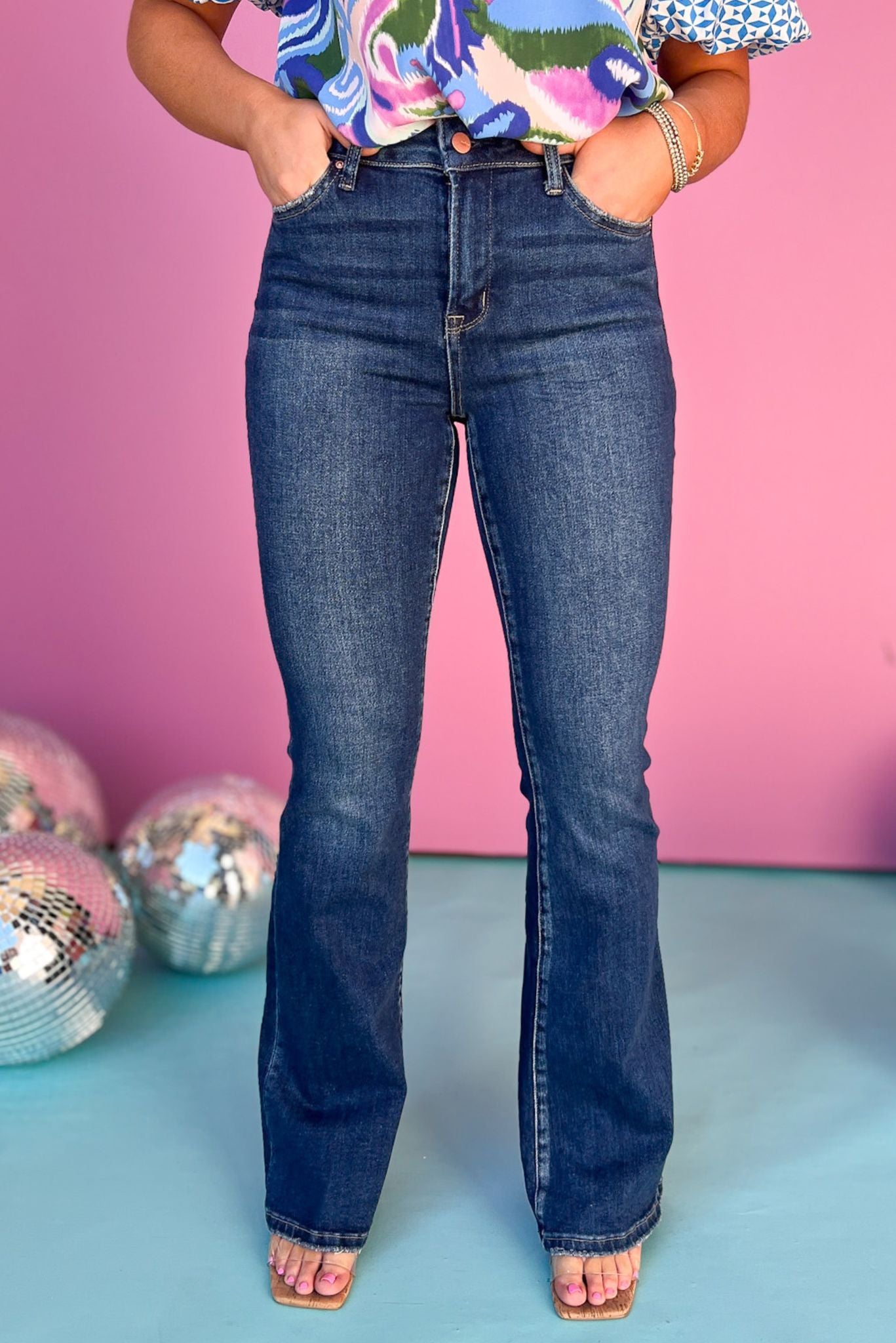 Mica Dark Wash High Rise Flare Jeans, denim, must have denim, spring denim, elevated denim, dark wash, must have jeans, elevated jeans, mom style, shop style your senses by mallory fitzsimmons, ssys by mallory fitzsimmons