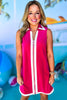 SSYS The Charlotte Swim Cover In Hot Pink, must have swim cover, must have swim, must have spring fashion, must have summer fashion, summer staple, elevated swim cover, mom style, pool style, shop style your senses by mallory fitzsimmons, ssys by mallory fitzsimmons