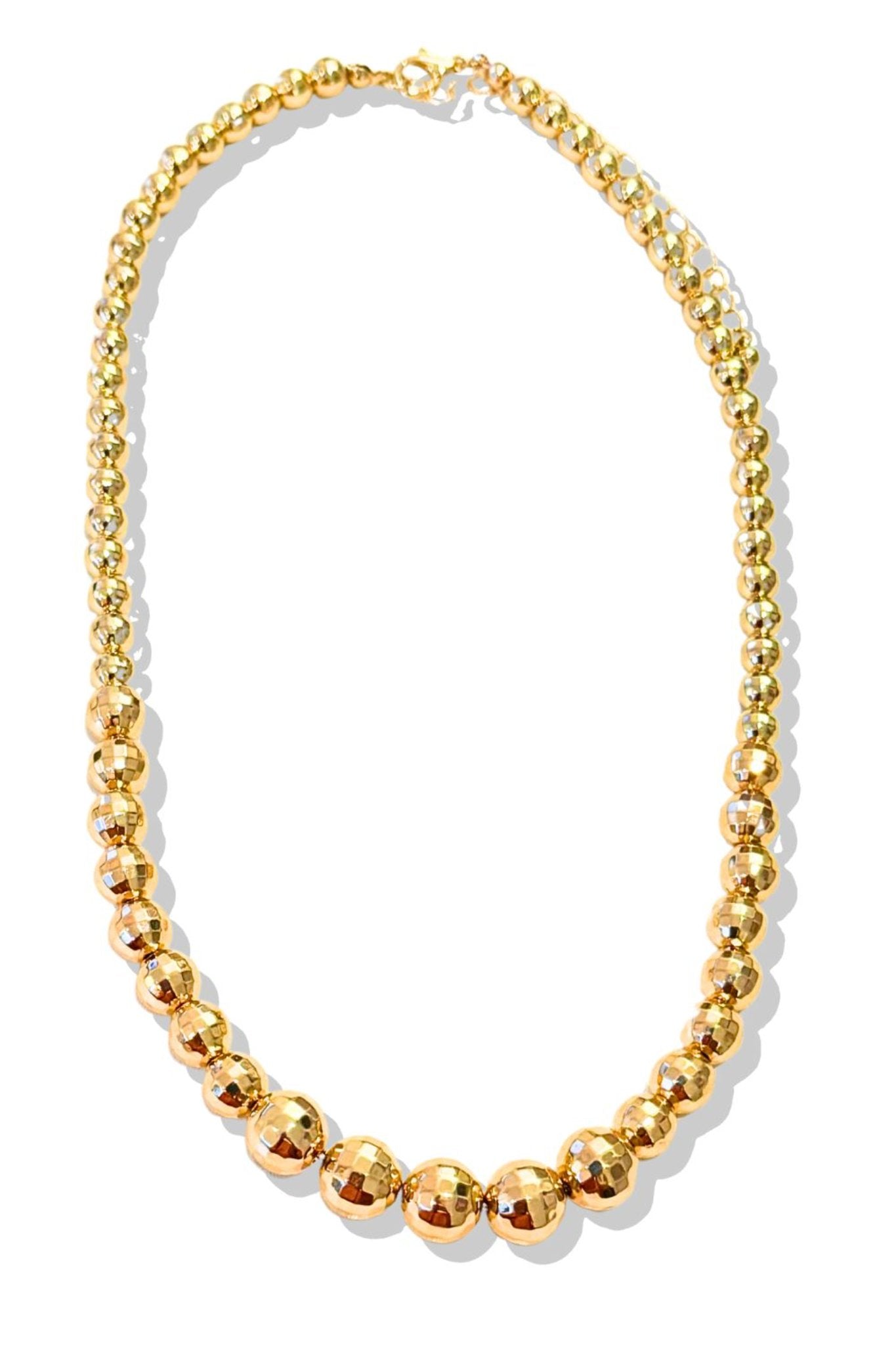 Gold Multi Bead Necklace
