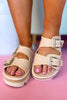 Shu Shop Nude Pin Buckle Rope Detail Sandal, shoes, platform sandals, must have sandals, summer shoes, summer style, ssys by Mallory Fitzsimmons  Edit alt text