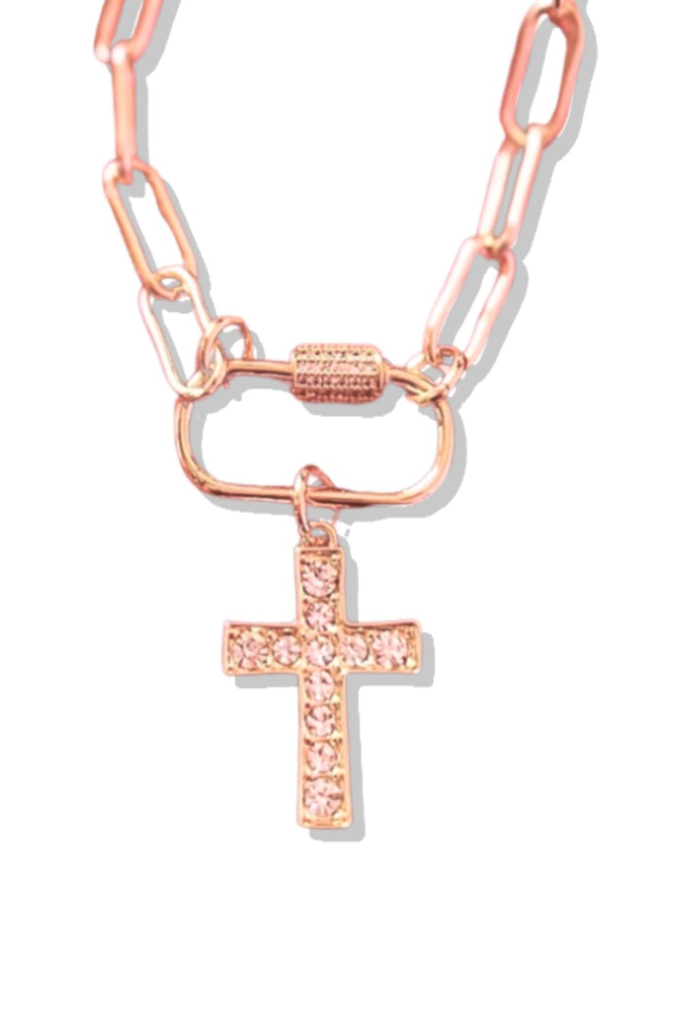 SSYS 18k Gold Plated Scripture Cross Charm