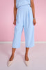 SSYS Jules Barrel Crop Trousers In Light Blue