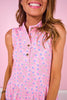 SSYS Augusta Scuba Dress In Pink Garden Vines