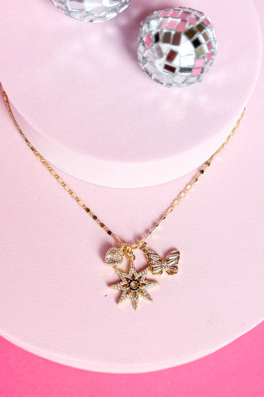 Black Star Pendant Charm Necklace