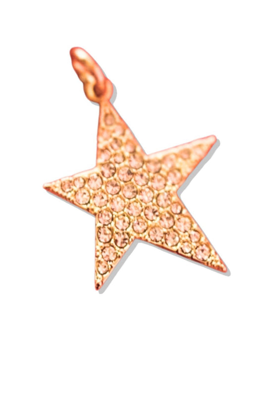 SSYS 18k Gold Plated Scripture Star Charm
