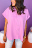 Orchid Button Front Short Sleeve Top, button up top, pocket detail top, must have top, must have style, summer style, spring fashion, elevated style, elevated top, mom style, shop style your senses by mallory fitzsimmons, ssys by mallory fitzsimmons