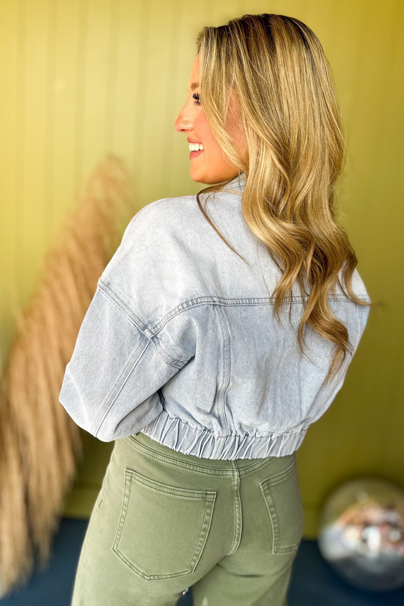 Mica Light Wash Denim Jacket *FINAL SALE*