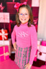 SSYS Kids Signature Long Sleeve Turtleneck In Pink