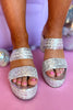 Silver Metallic Double Strap Platform Sandals, shoes, sandals, summer sandals, must have sandals, ssys by Mallory Fitzsimmons  Edit alt text