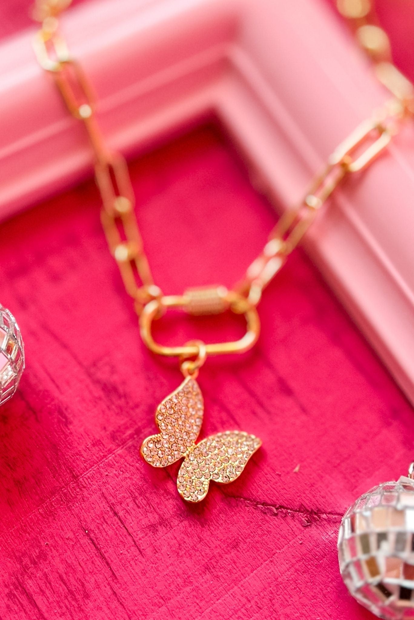 SSYS Scripture Butterfly Charm, ssys the label, must have charm, must have charm necklace, elevated charm, elevated charm necklace, acessories, scripture charm, scripture, gift, mom style, shop style your senses by mallory fitzsimmons
