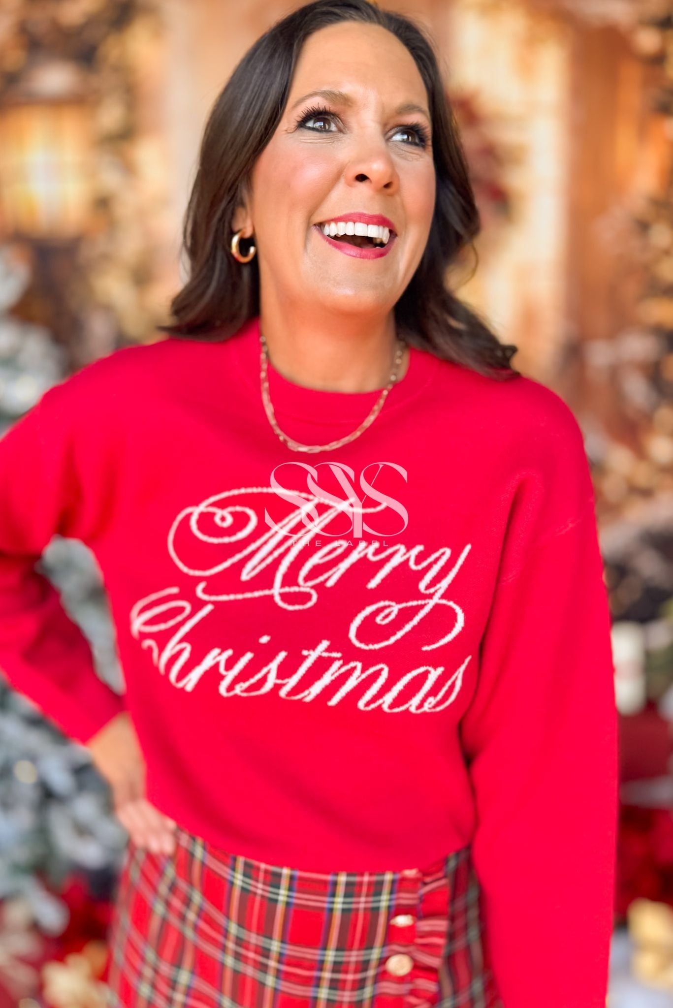 SSYS Merry Christmas Sweater In Red