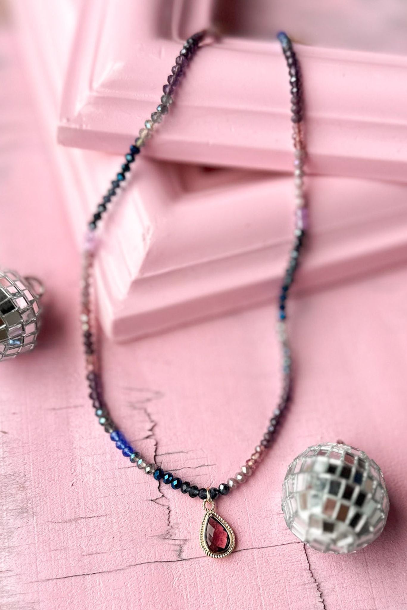 Multi Teardrop Beaded Necklace, accessory, necklace, elevated necklace, shop style your senses by mallory fitzsimmons