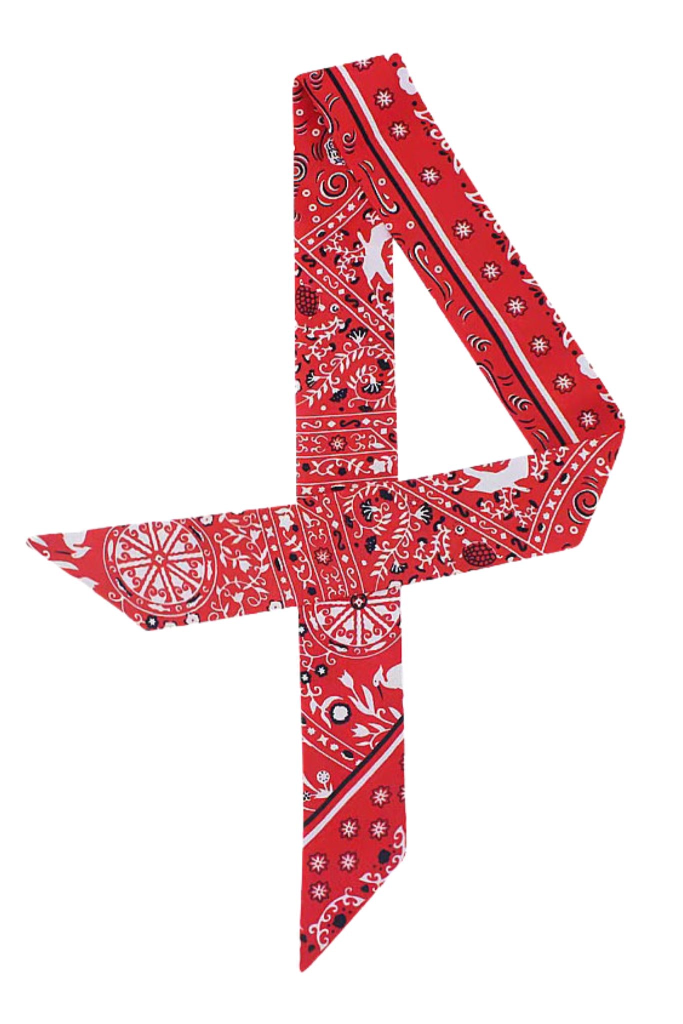 Red Bandana Scarf