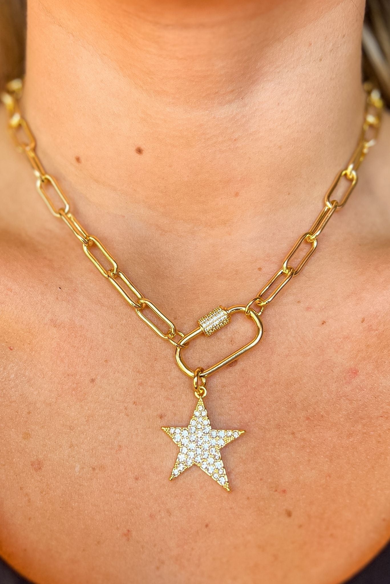 SSYS Scripture Star Charm, ssys the label, must have charm, must have charm necklace, elevated charm, elevated charm necklace, acessories, scripture charm, scripture, gift, mom style, shop style your senses by mallory fitzsimmons