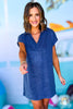 SSYS Navy Luxe Terry Swim Cover, terry swim cover, must have swim cover, must have swim, must have spring fashion, must have summer fashion, summer staple, elevated swim cover, mom style, pool style, shop style your senses by mallory fitzsimmons, ssys by mallory fitzsimmons