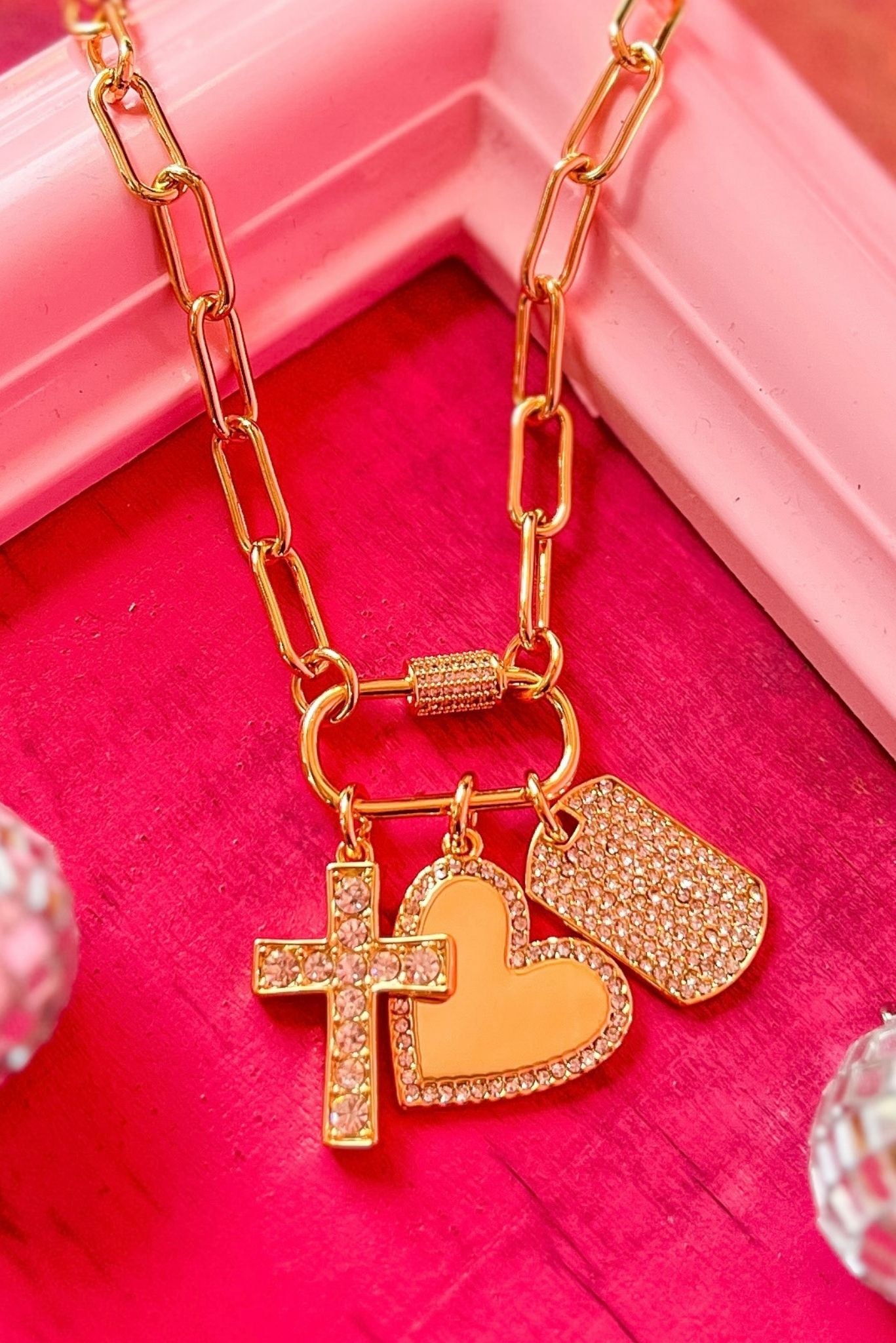 SSYS Scripture Heart Charm, ssys the label, must have charm, must have charm necklace, elevated charm, elevated charm necklace, acessories, scripture charm, scripture, gift, mom style, shop style your senses by mallory fitzsimmons