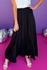 Black Elastic Waist Tiered Maxi Skirt, date night skirt, elevated skirt, cocktail skirt, cocktail attire, elevated attire, mom style, fancy style, ssys by mallory fitzsimmons, shop style your senses by mallory fitzsimmons
