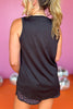 SSYS Black Abstract Animal Muscle Active Tank Top *FINAL SALE*