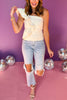 Cream One Shoulder Ruffle Peplum Top, must have top, must have style, date night style, spring fashion, elevated style, elevated top, mom style, shop style your senses by mallory fitzsimmons, ssys by mallory fitzsimmons