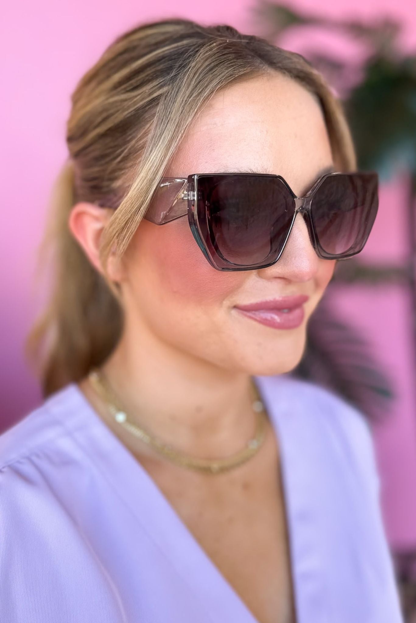 Clear Black Retro Sunglasses, accessory, sunglasses, must have sunglasses, spring accessory, summer accessory, shop style your senses by mallory fitzsimmons, ssys by mallory fitzsimmons