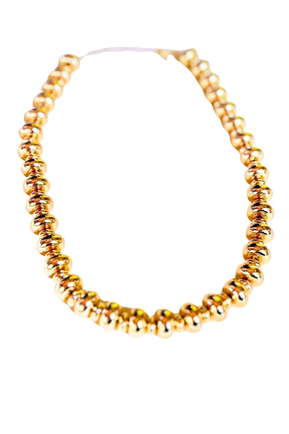 Gold Multi Sphere Necklace
