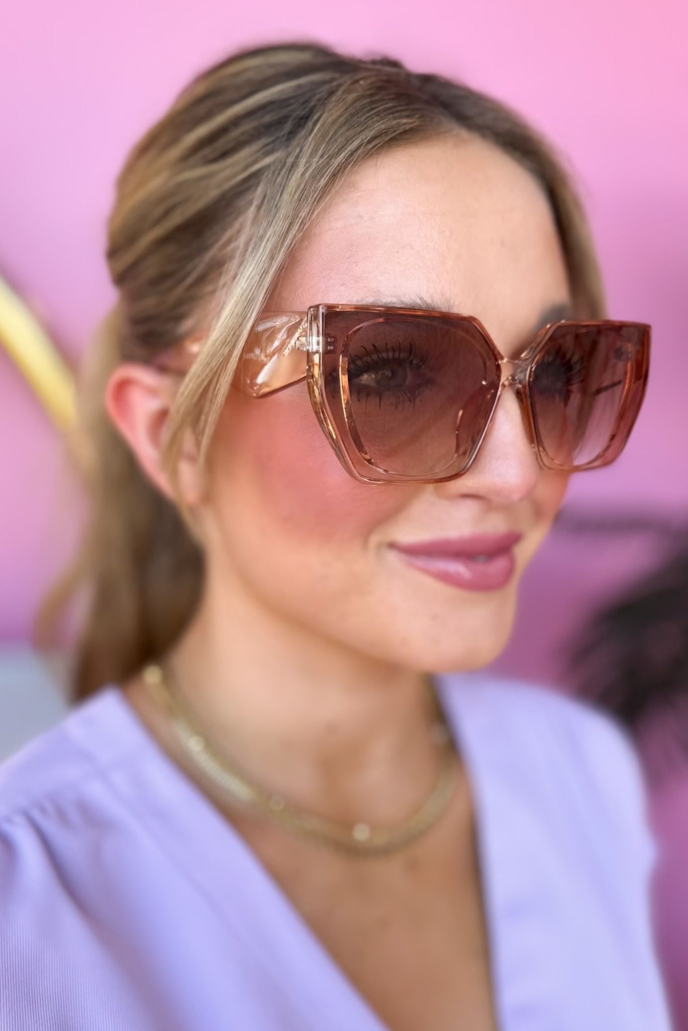 Clear Brown Retro Sunglasses, accessory, sunglasses, must have sunglasses, spring accessory, summer accessory, shop style your senses by mallory fitzsimmons, ssys by mallory fitzsimmons