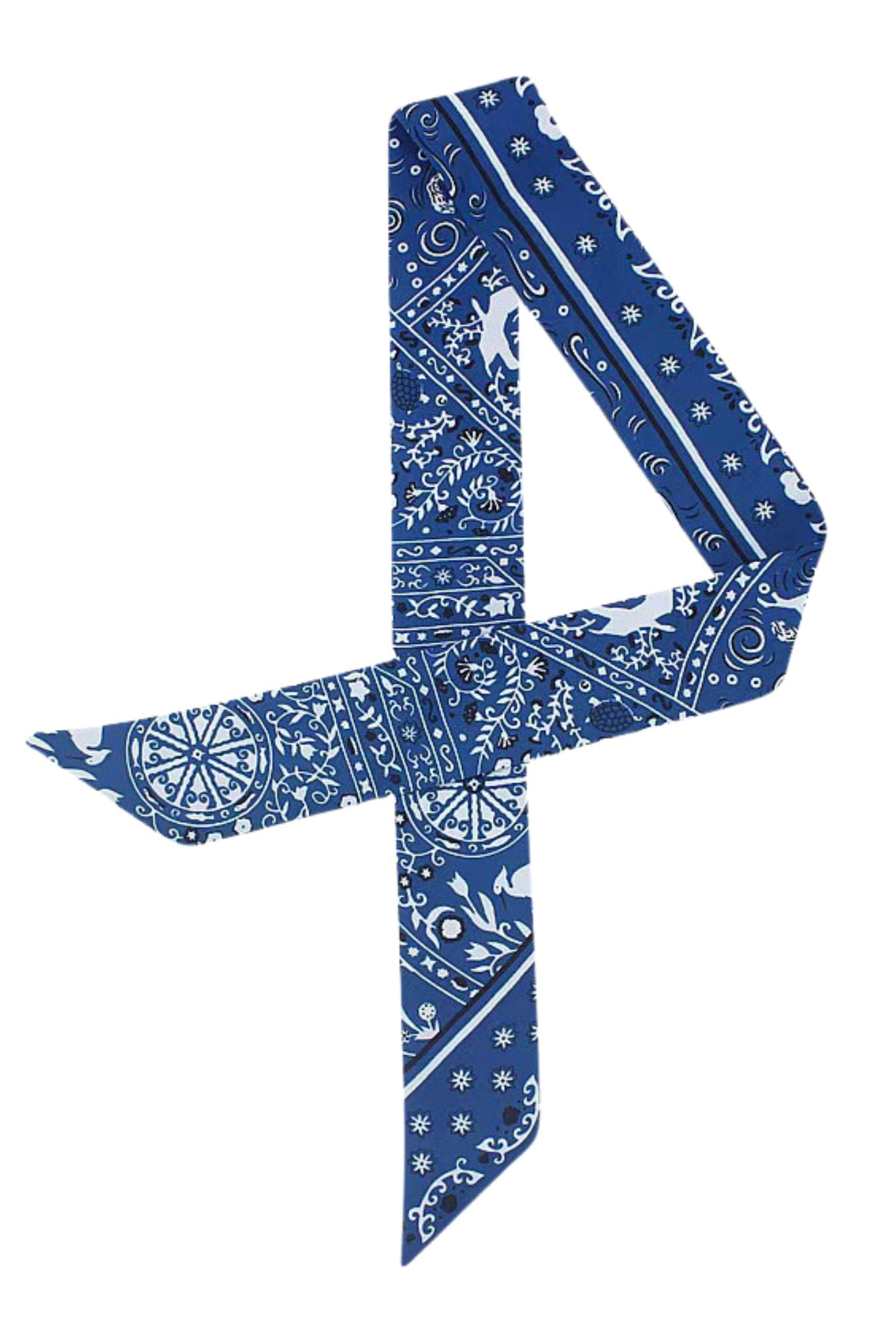 Blue Bandana Scarf