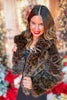SSYS Lola Faux Fur Jacket In Animal