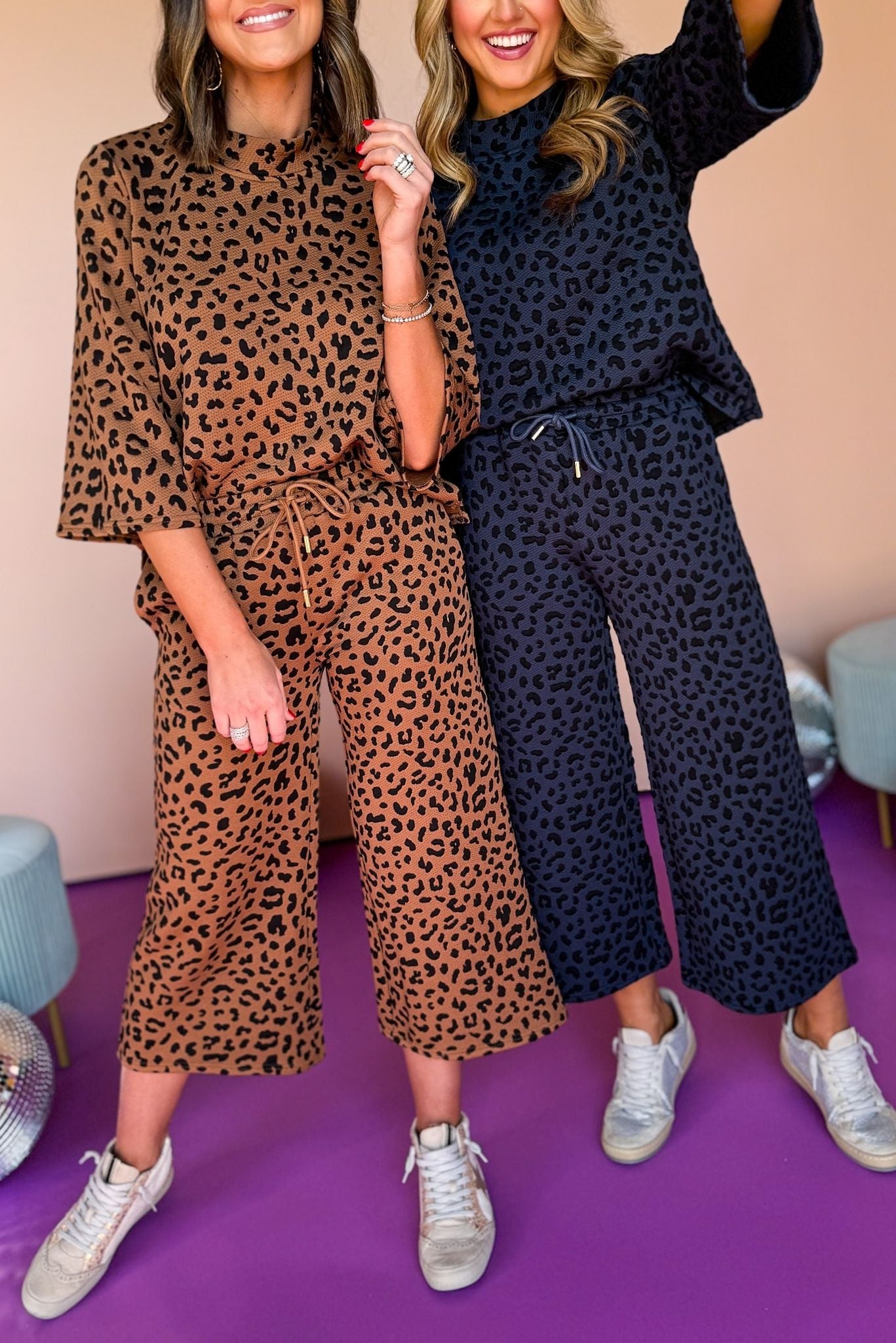 SSYS The Parker Set In Tan Animal Print, ssys the label, must have set, must have style, elevated set, matching set, elevated style, elevated comfy, comfortable fashion, travel set, mom style, travel style, shop style your senses by mallory fitzsimmons