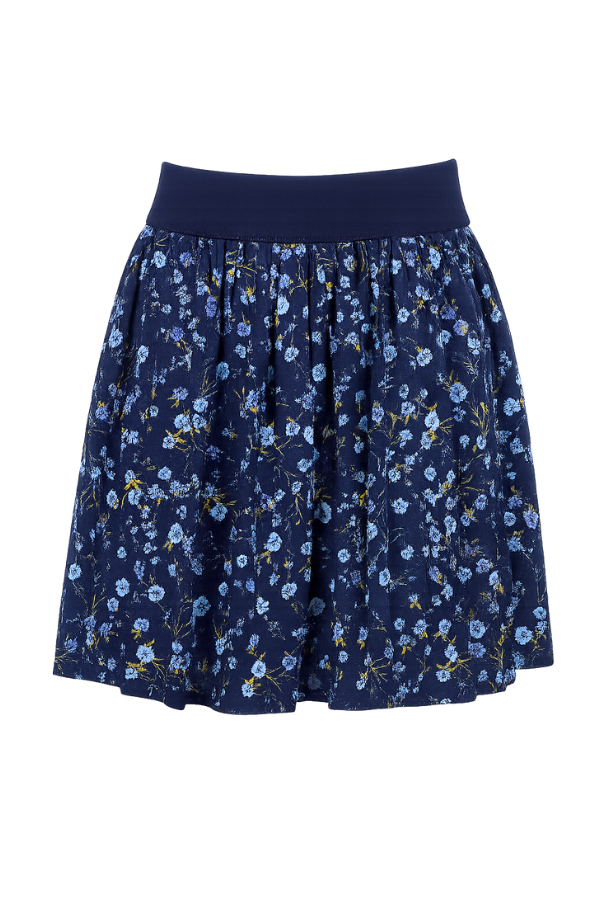 SSYS Kids Lottie Pleated Skort In Midnight Floral
