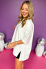 SSYS Ivory Longline Short Sleeve Side Slit Top, must have top, elevated top, comfortable top, throw on and go, must have athleisure, elevated athleisure, mom style, comfortable style, shop style your senses by mallory fitzsimmons