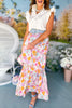 SSYS The Eve Tiered Maxi Skirt In Floral, ssys the label, must have skirt, printed skirt, easter skirt, must have easter skirt, spring fashion, mom style, brunch style, church style, shop style your senses by mallory fitzsimmons, ssys by mallory fitzsimmons