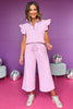 SSYS The Claire Set In Cane Quilted Lilac, ssys the label, must have set, quilted set, spring set, spring style, spring fashion, elevated set, mom style, shop style your senses by mallory fitzsimmons