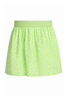 SSYS Kids Lottie Pleated Skort In Lime Animal