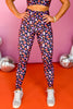 SSYS Navy Brush Compression High Waist Leggings,  ssys the label, athleisure, elevated athleisure, must have leggings, athletic leggings, printed leggings, athletic style, mom style, shop style your senses by mallory fitzsimmons, ssys by mallory fitzsimmons
