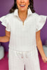 SSYS The Claire Set In Cane Quilted Ivory, ssys the label, must have set, quilted set, spring set, spring style, spring fashion, elevated set, mom style, shop style your senses by mallory fitzsimmons
