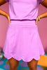 SSYS The Jolie Puff Sleeve Top Scallop Skort Set In Lavender, Spring athleisure, athleisure, elevated athleisure, must have pickle ball set, athletic pickle ball set, athletic style, mom style, shop style your senses by mallory fitzsimmons, ssys by mallory fitzsimmons