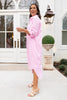 SSYS Saylor Preppy Shirt Dress In Pink