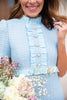 SSYS Esther Blue Tweed Ruffle Dress
